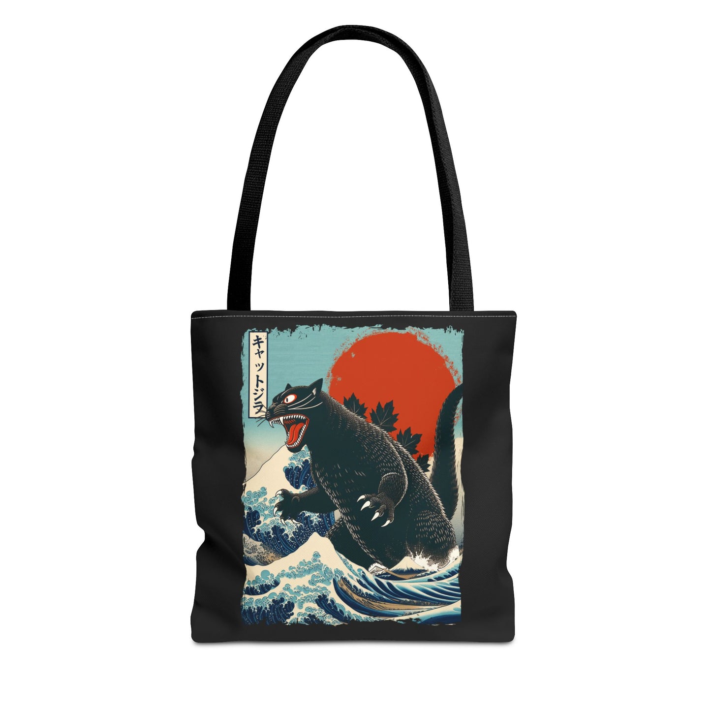 Catzilla Japanese Art Tote Bag