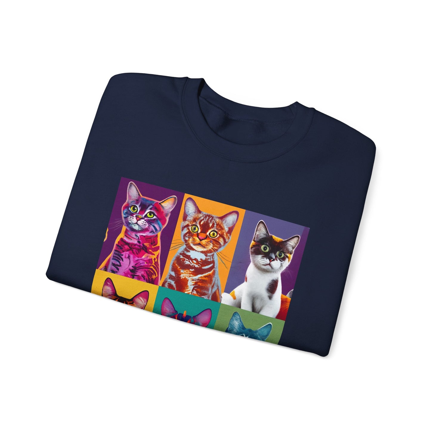 Catty Warhol Crewneck Sweatshirt