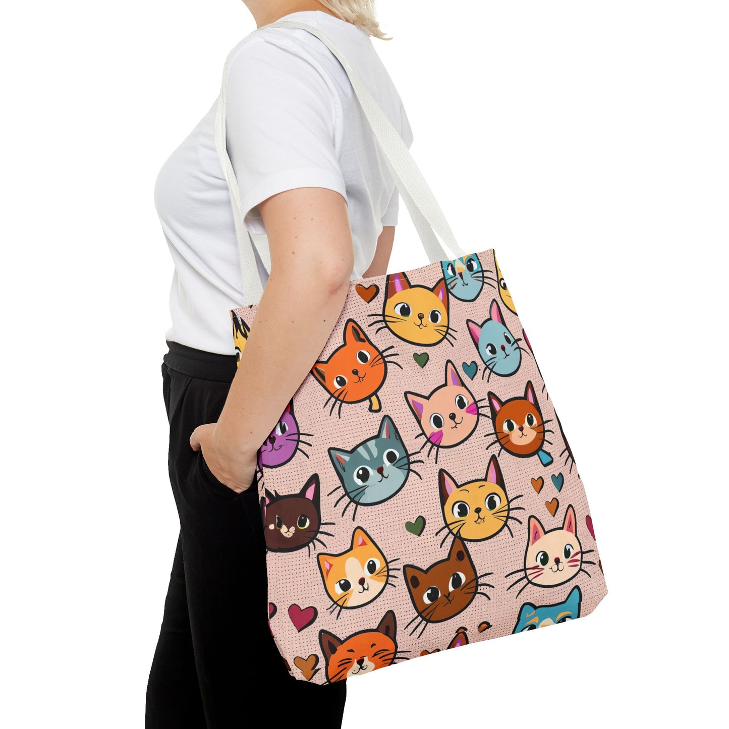 Chibi Cats Tote Bag