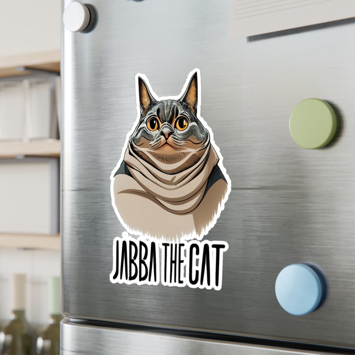 Jabba The Cat Vinyl Decal