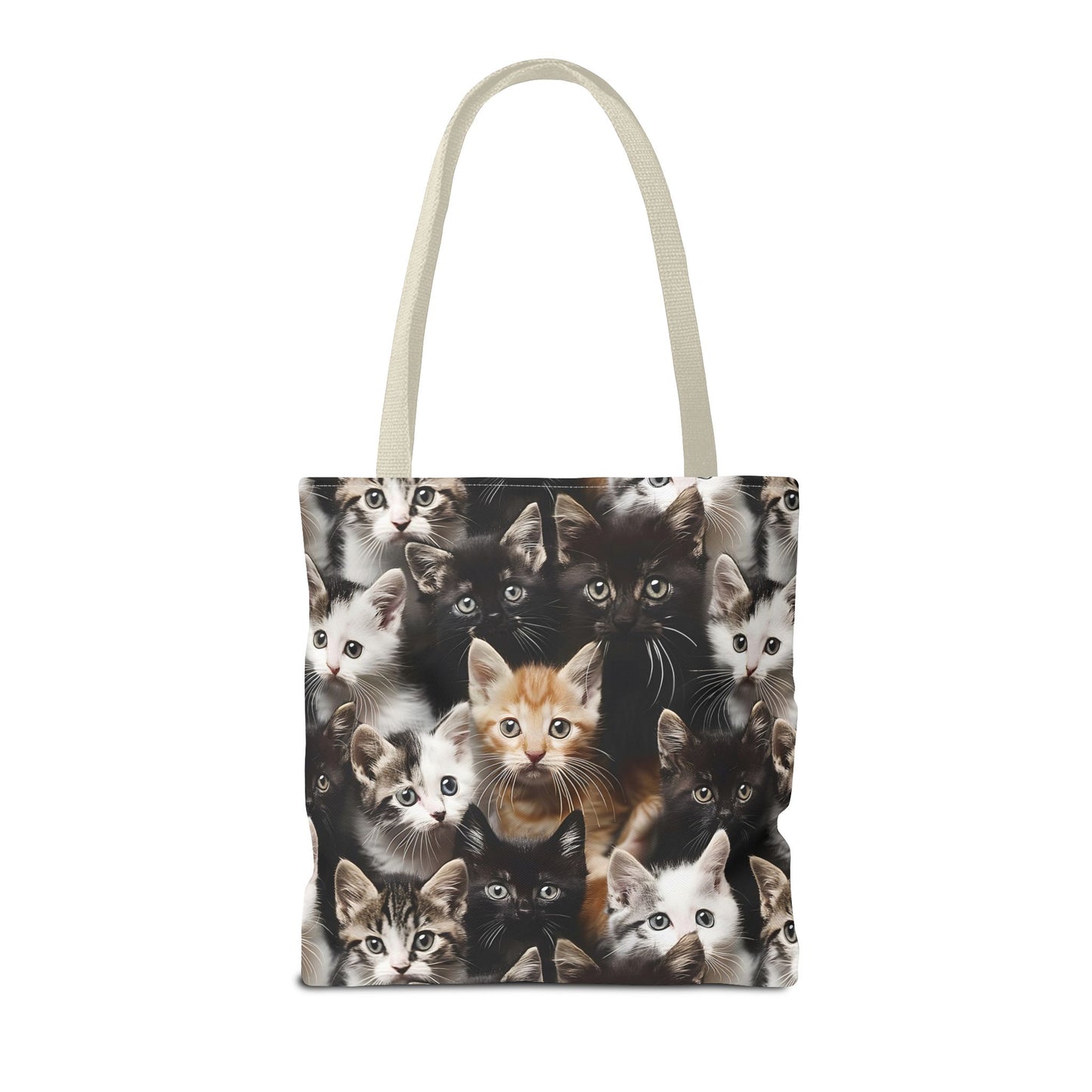 Cozy Kitten Crowd Tote Bag