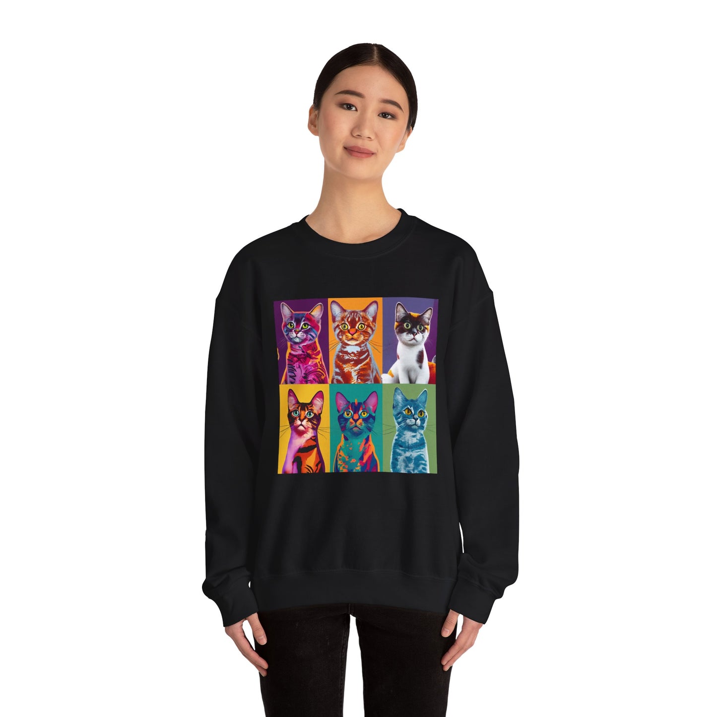 Catty Warhol Crewneck Sweatshirt