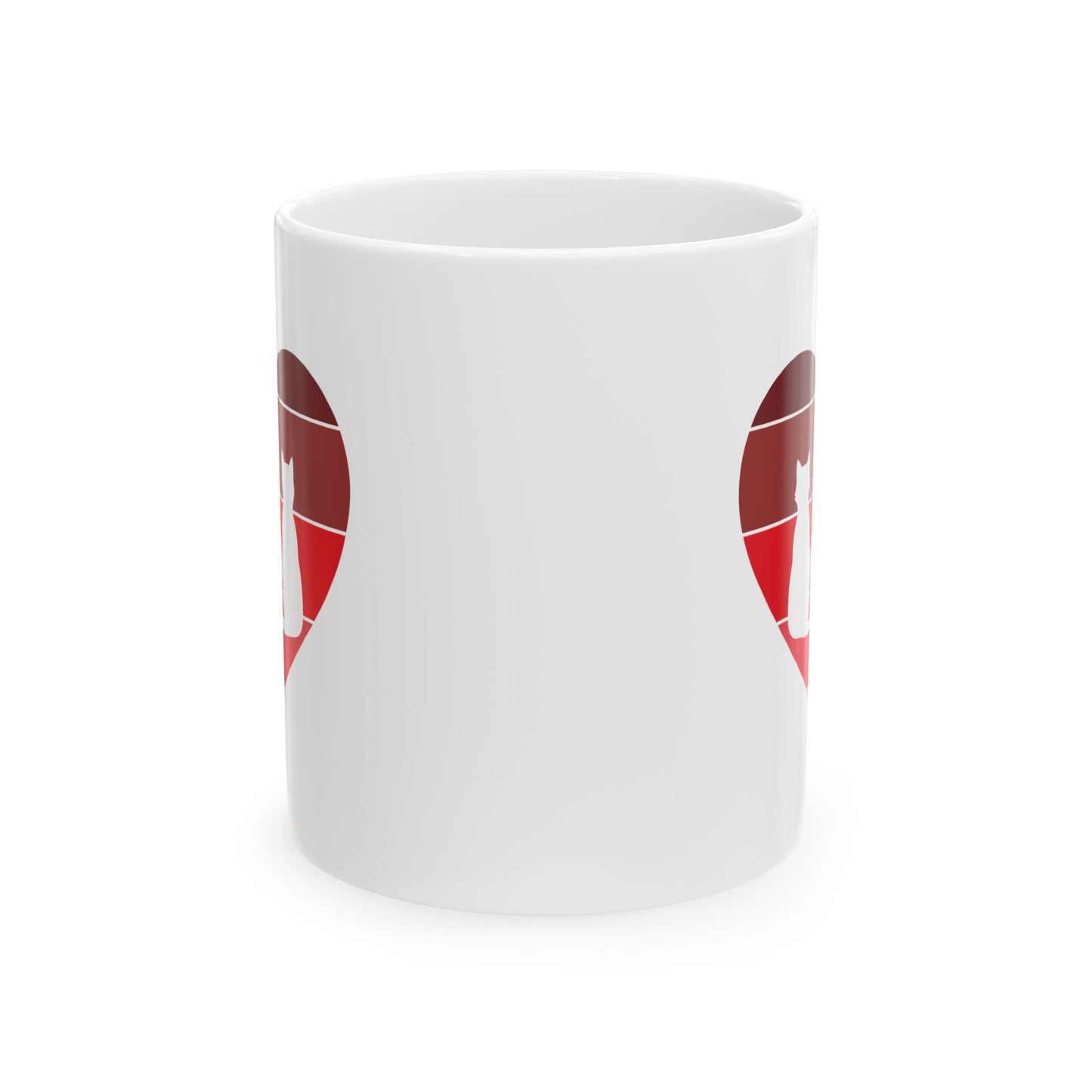 Cat Tail Love Coffee Mug