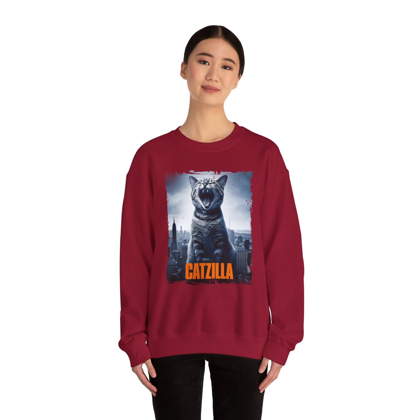 Catzilla Movie Crewneck Sweatshirt