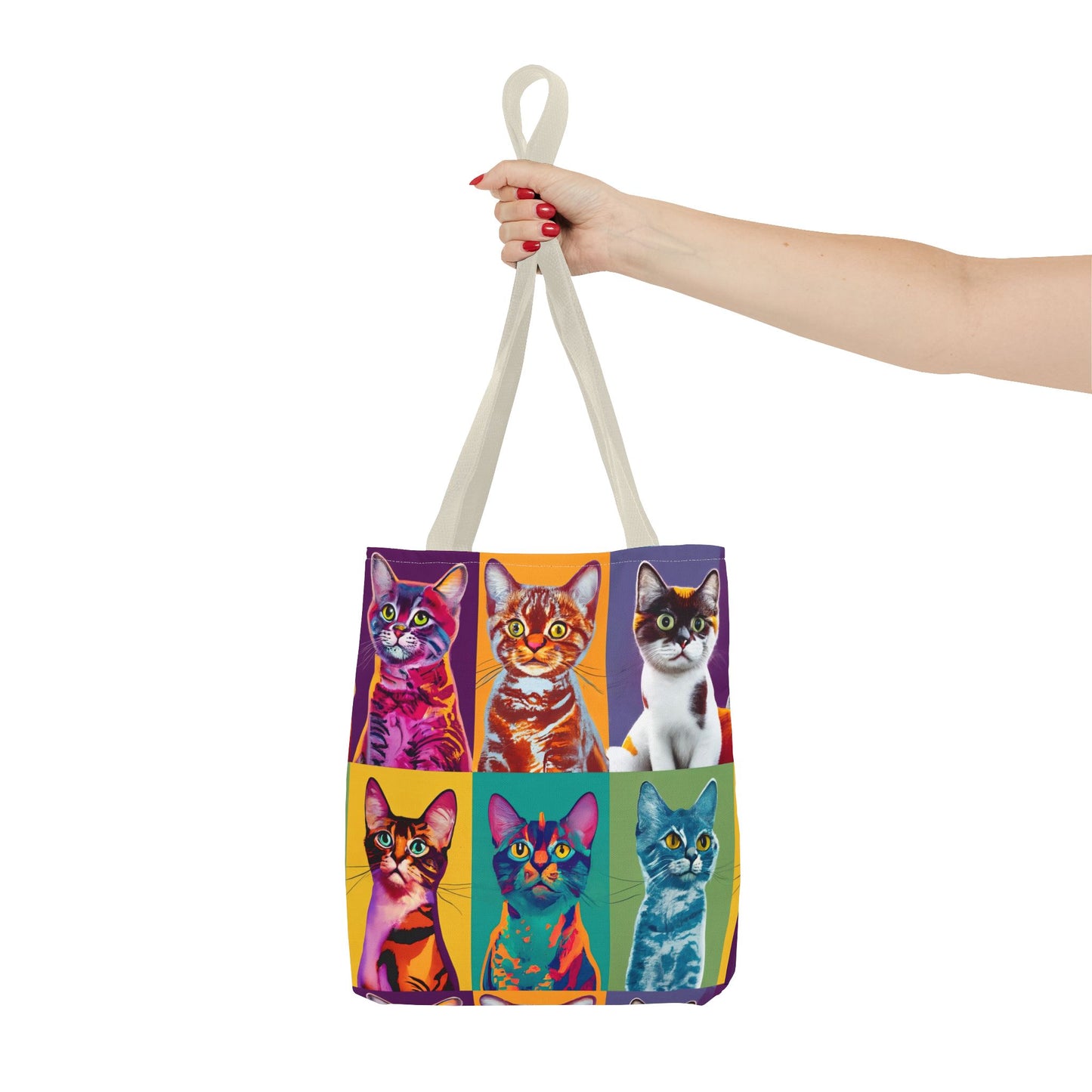 Catty Warhol Tote Bag
