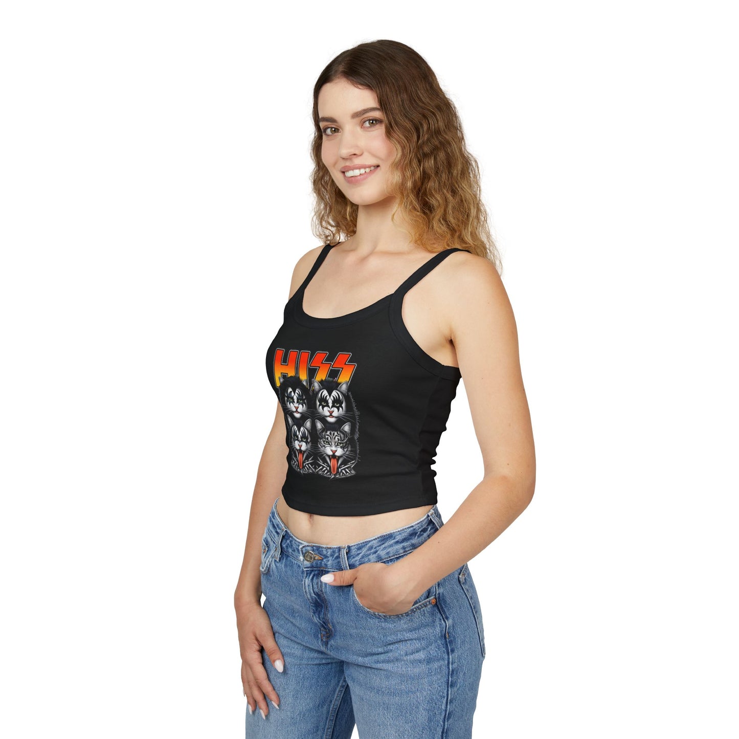 Hiss Band Women's Spaghetti Strap Tank Top