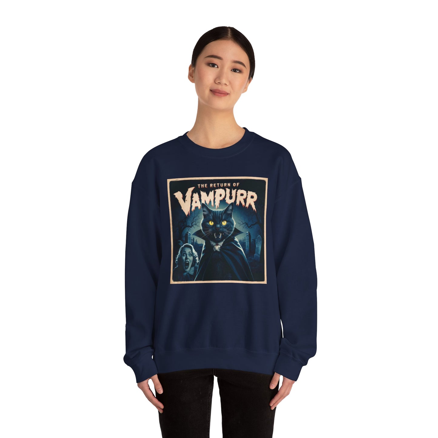 The Return Of Vampurr Movie Crewneck Sweatshirt