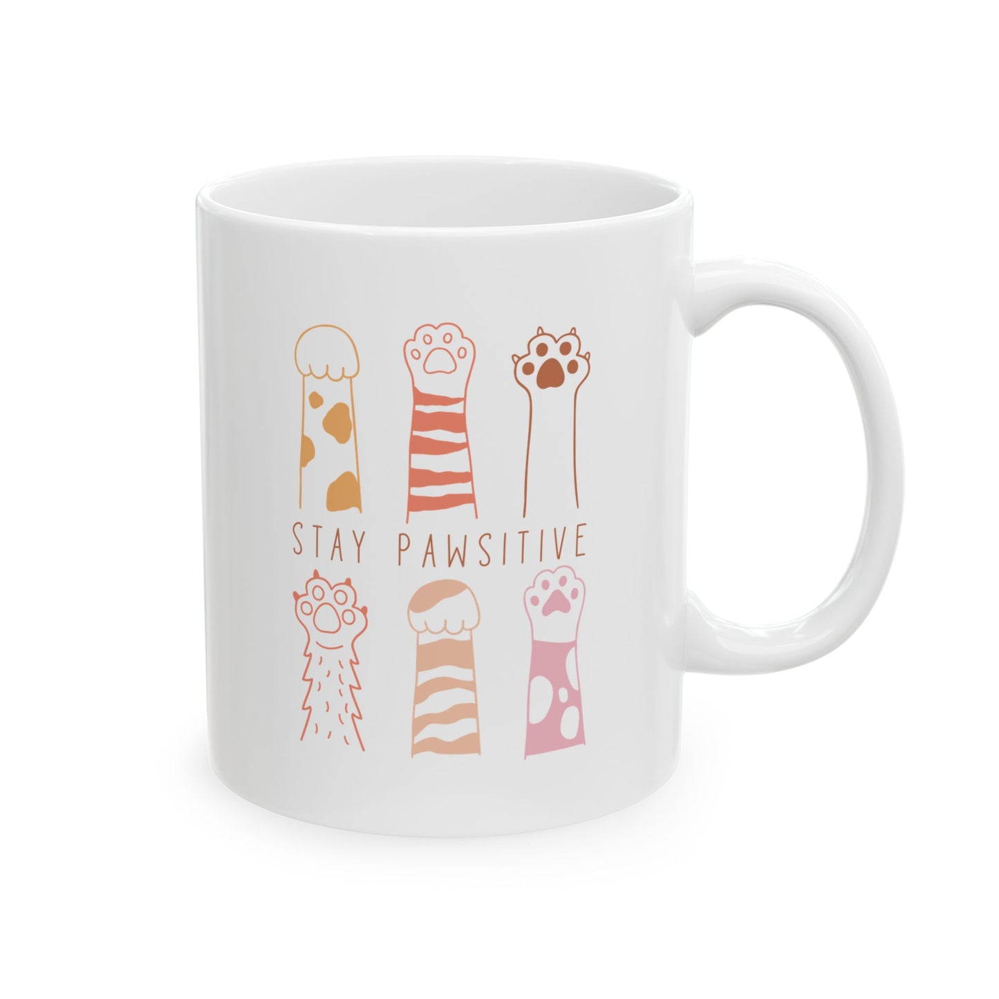 Stay Pawsitive Coffee Mug