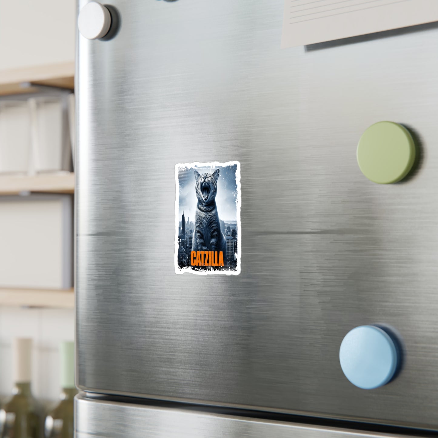 Catzilla Movie Vinyl Decal