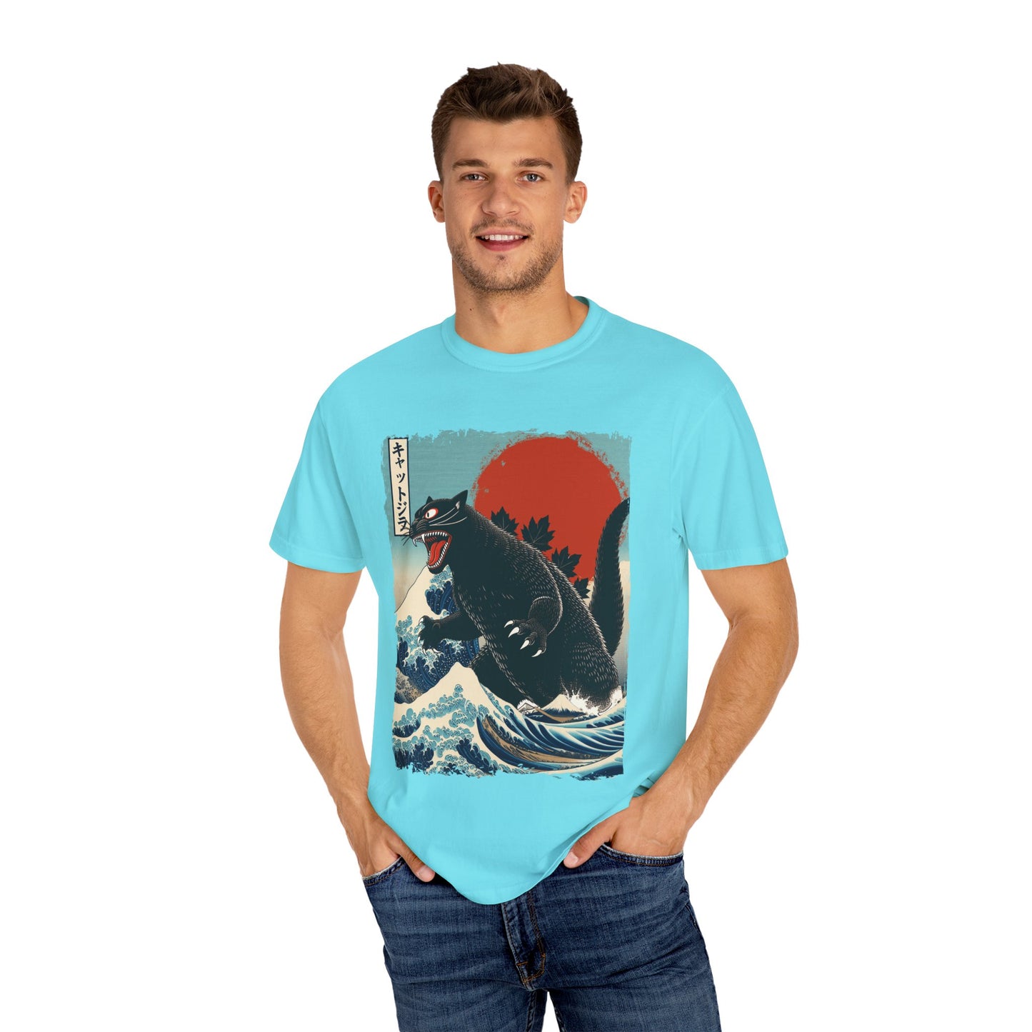 Catzilla Japanese Art T-Shirt