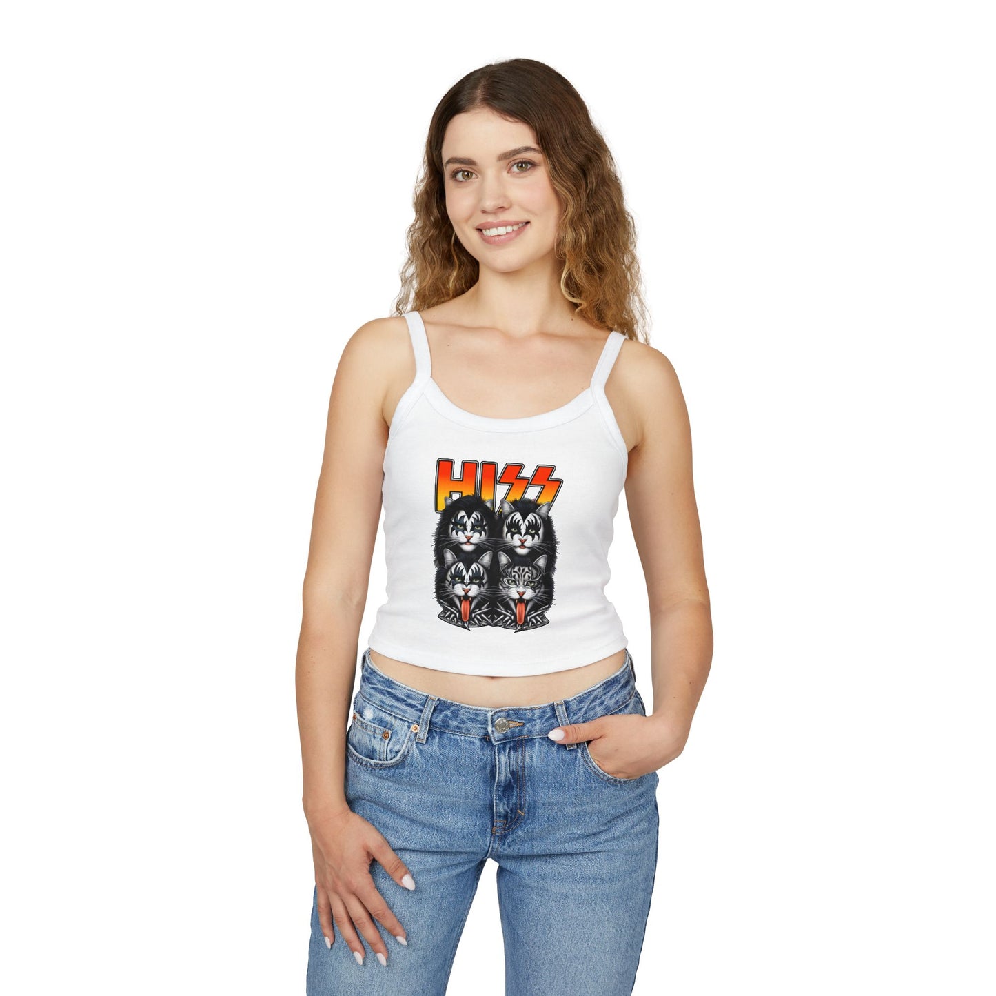Hiss Band Women's Spaghetti Strap Tank Top