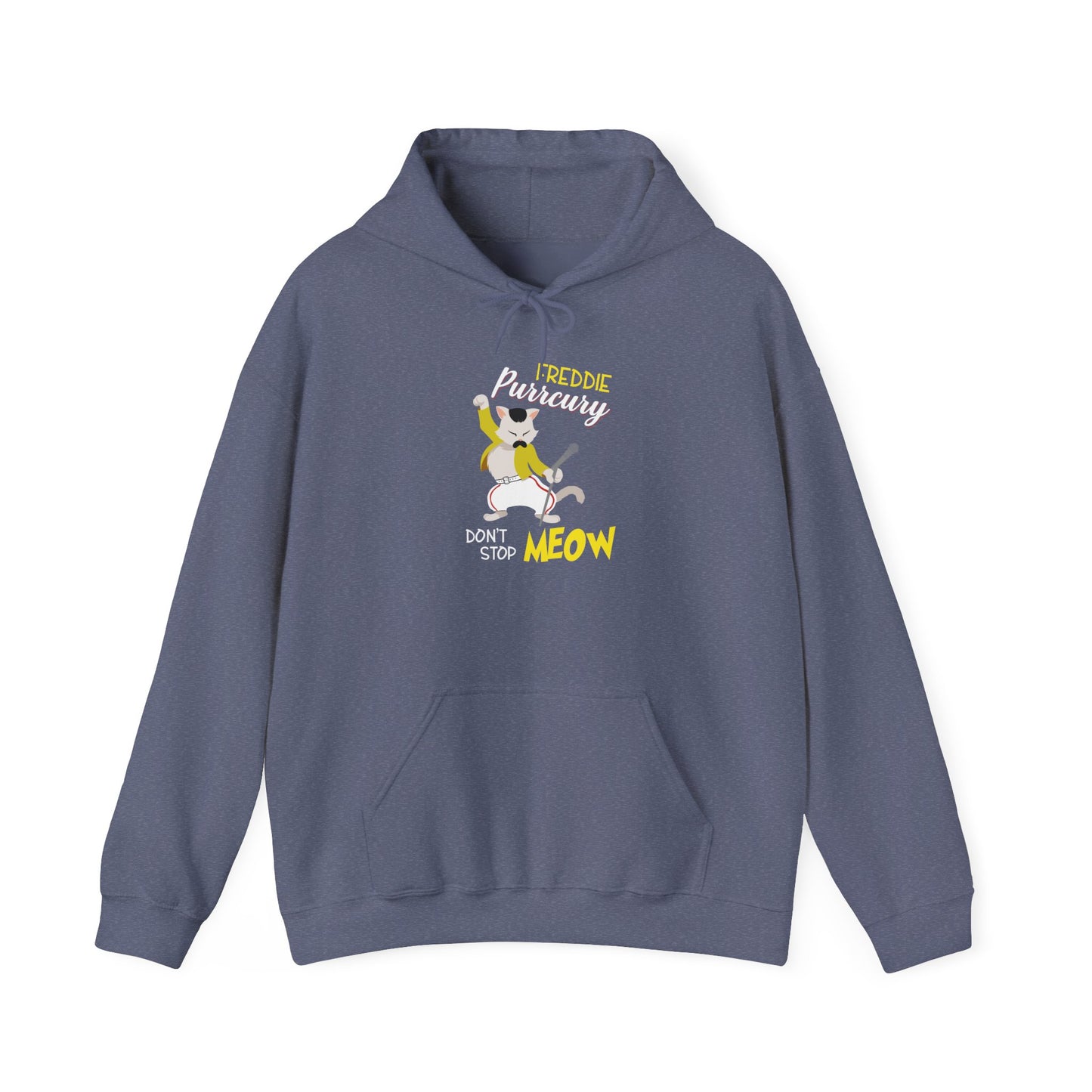 Freddie Purrcury Don’t Stop Meow Hooded Sweatshirt