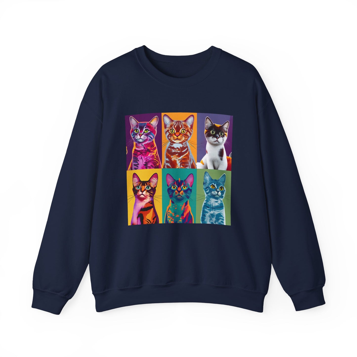 Catty Warhol Crewneck Sweatshirt