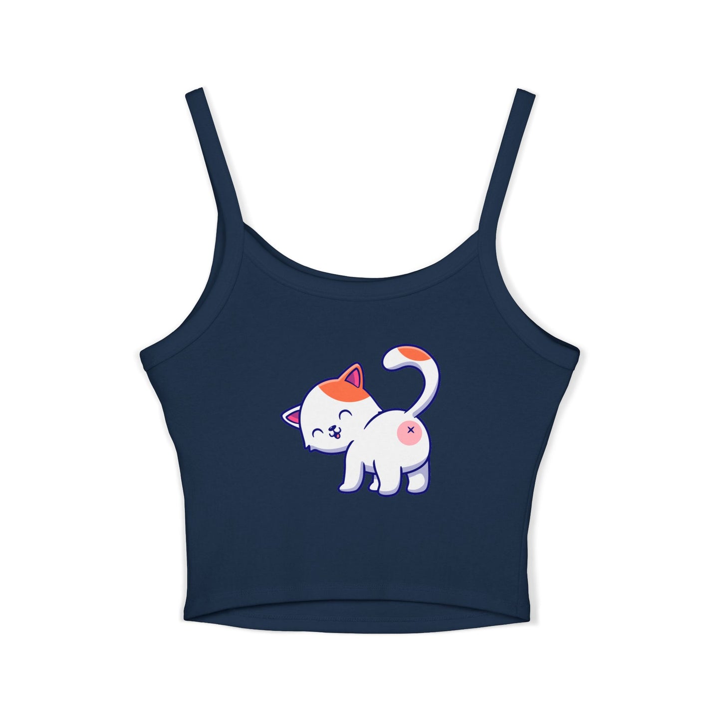 OnlyCats Cat Butt Women's Spaghetti Strap Tank Top