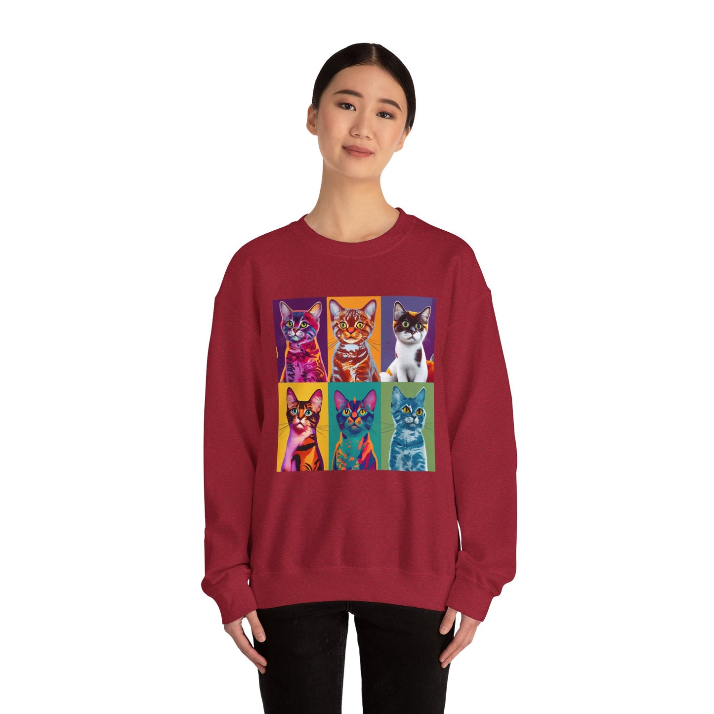 Catty Warhol Crewneck Sweatshirt