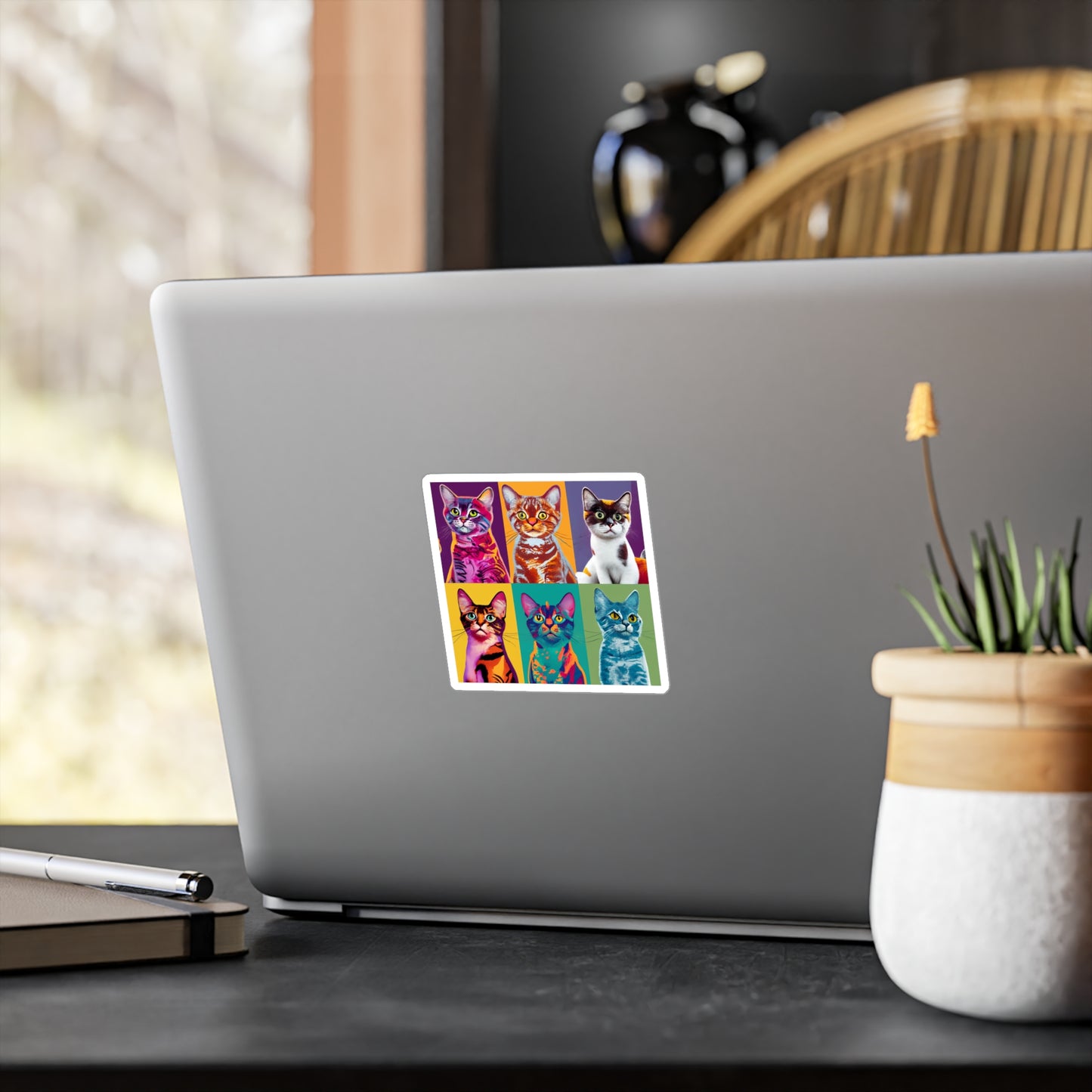 Catty Warhol Vinyl Decal