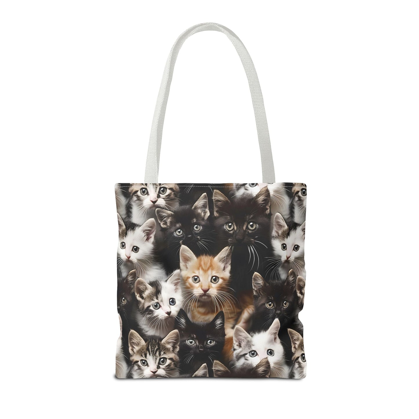 Cozy Kitten Crowd Tote Bag
