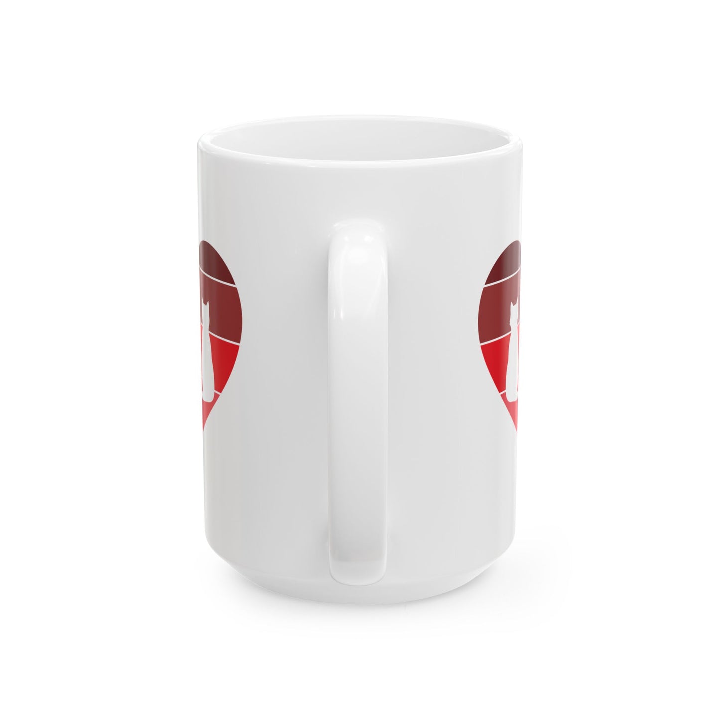Cat Tail Love Coffee Mug