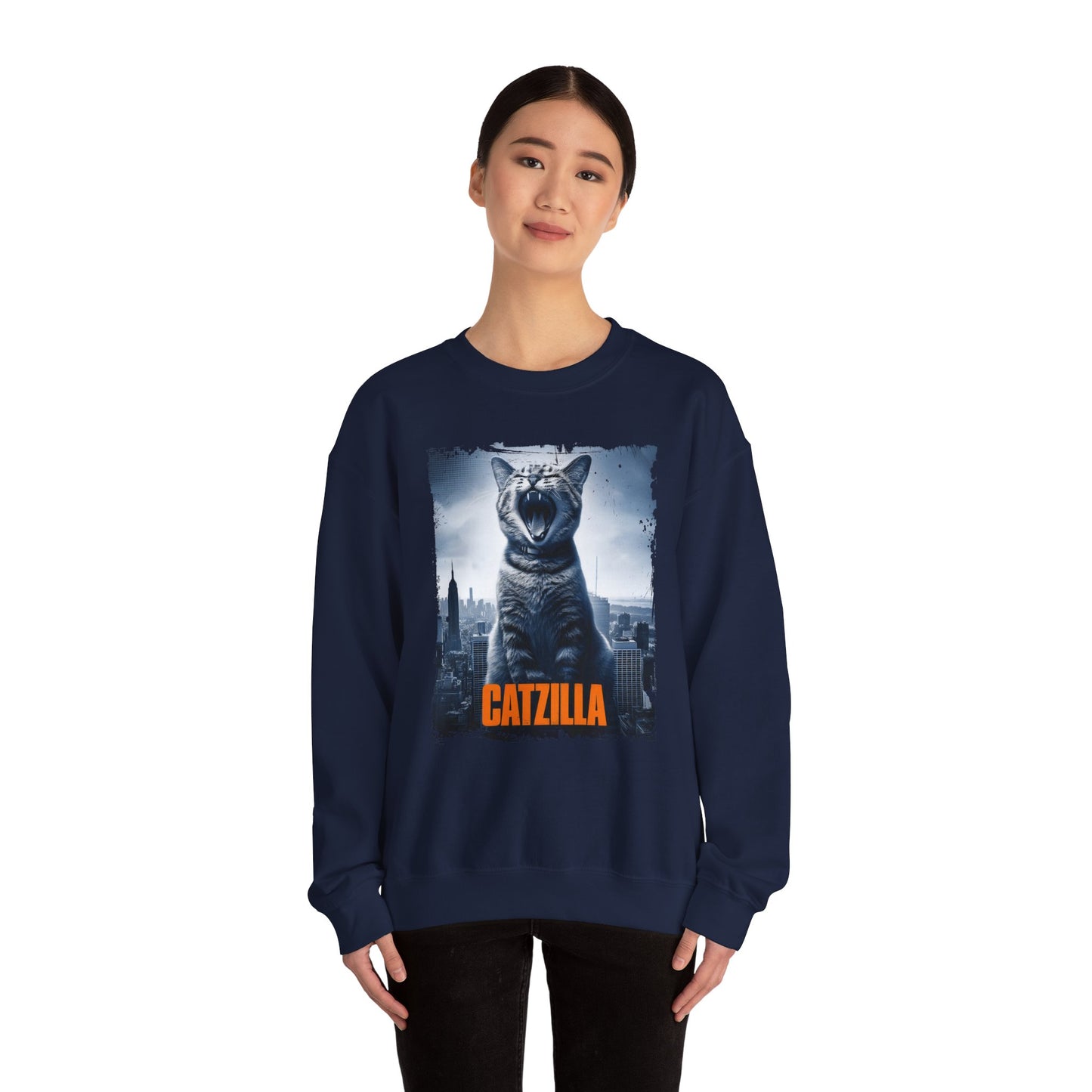 Catzilla Movie Crewneck Sweatshirt