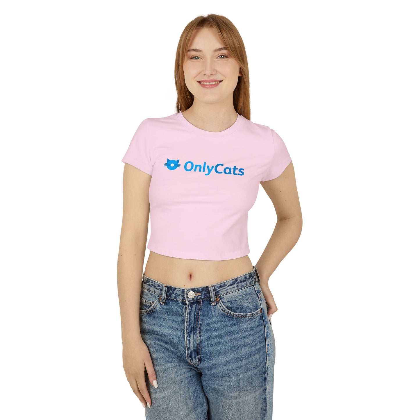 OnlyCats Cat Butt Women's Baby Tee