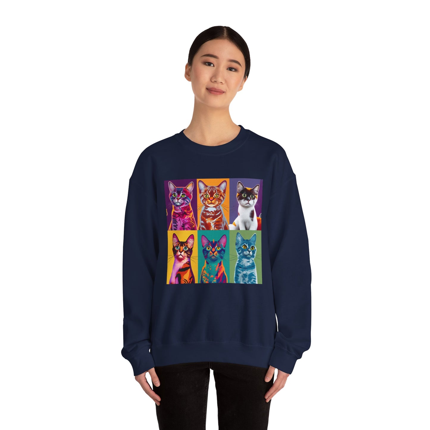 Catty Warhol Crewneck Sweatshirt