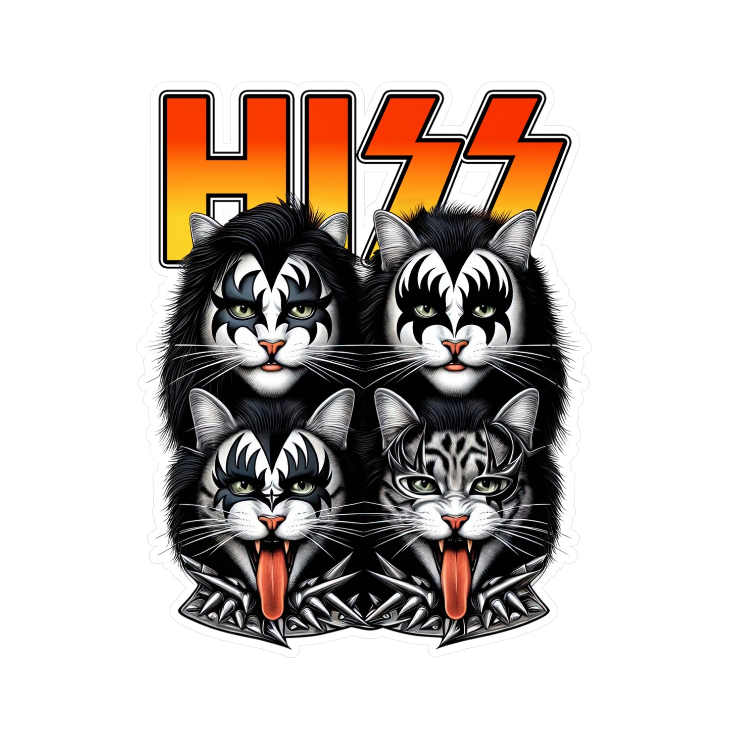 Hiss Band Vinyl Decal