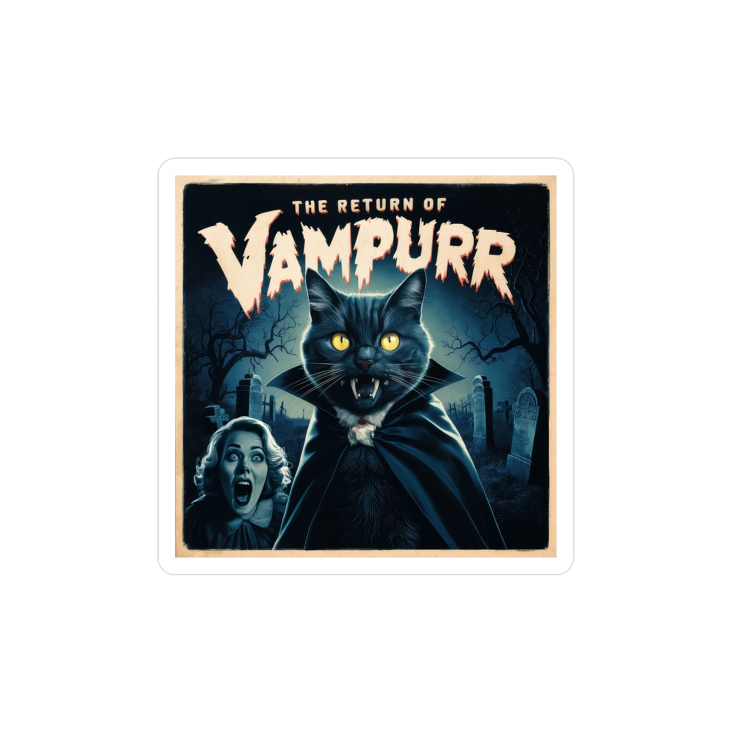 The Return Of Vampurr Movie Vinyl Decal