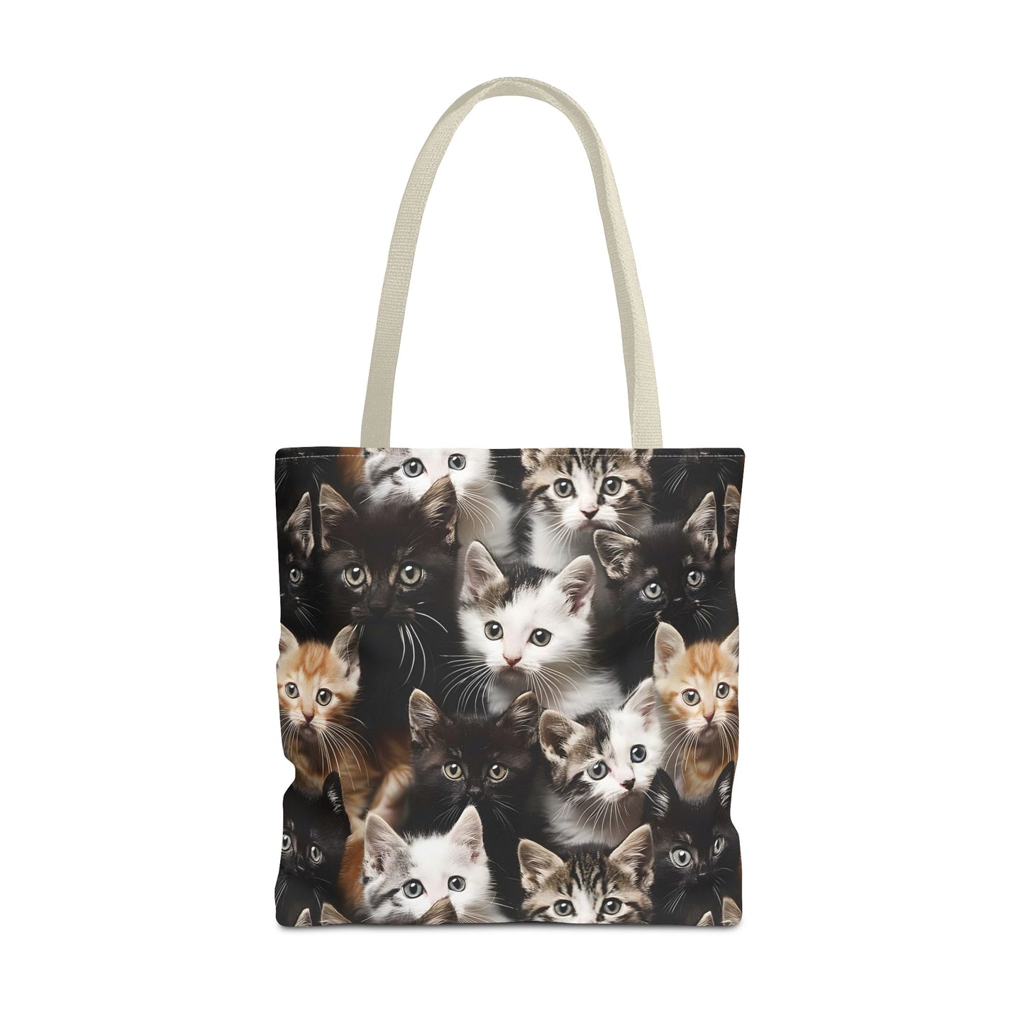 Cozy Kitten Crowd Tote Bag