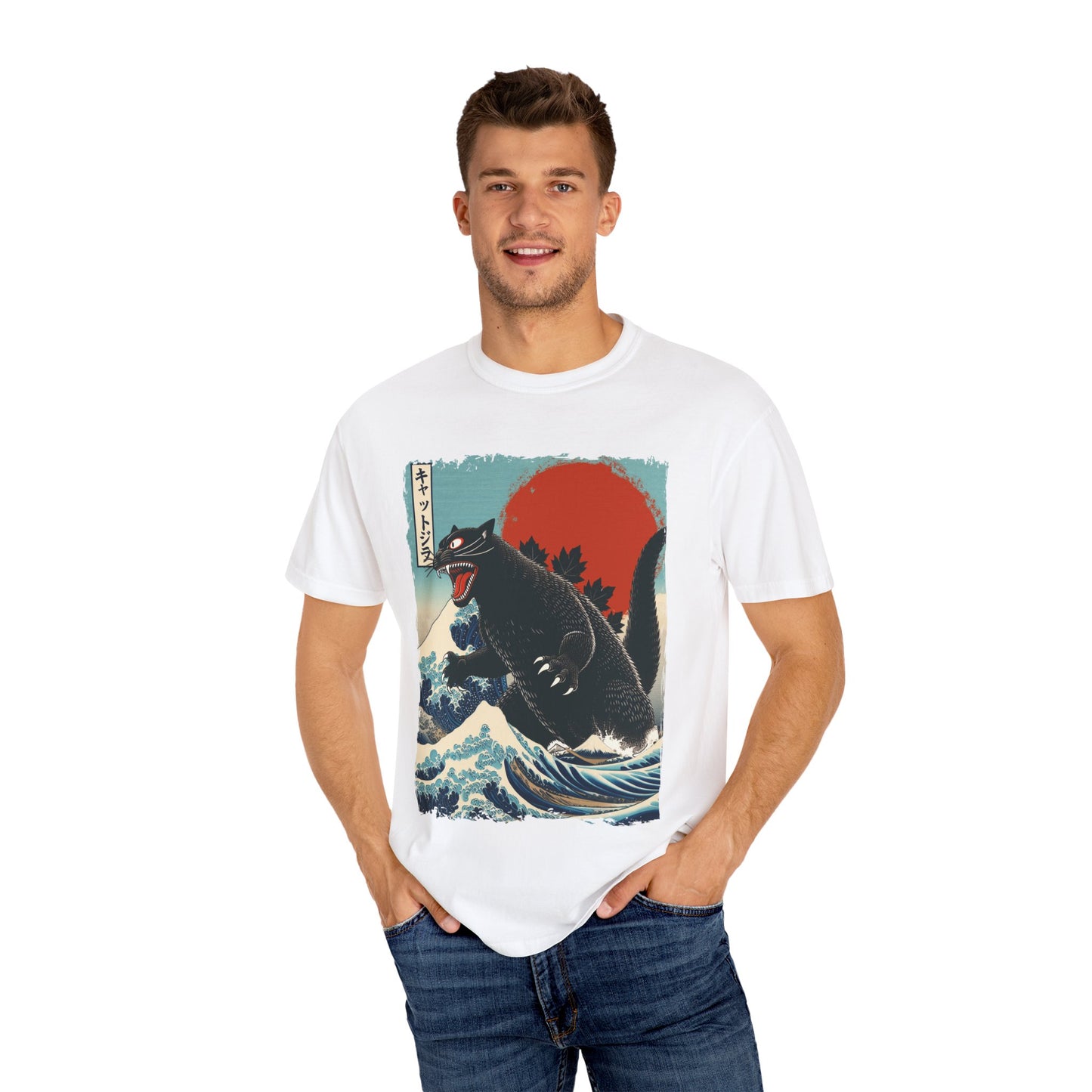 Catzilla Japanese Art T-Shirt