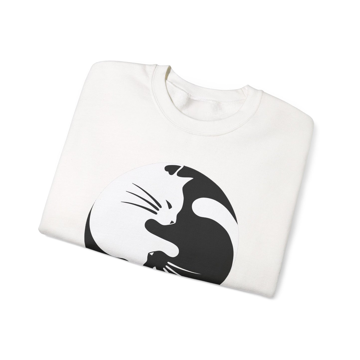 Yin Yang Kitties Crewneck Sweatshirt