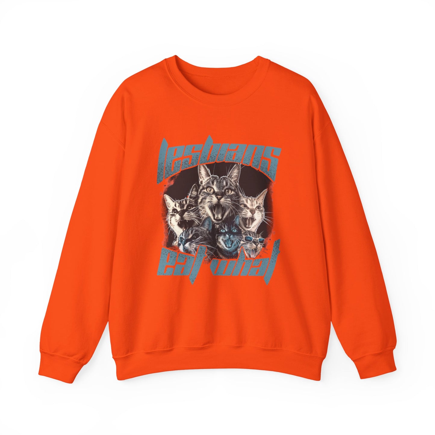 Lesbians Eat What?? Crewneck Sweatshirt
