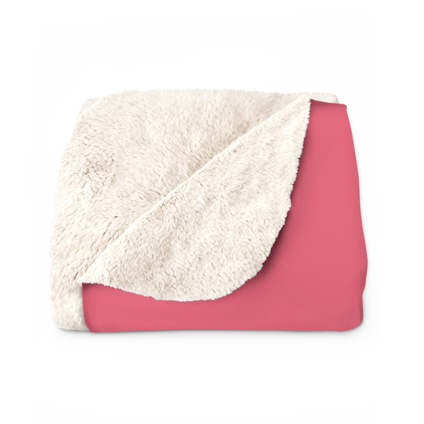 Cat Tail Love Retro Heart Sherpa Fleece Blanket