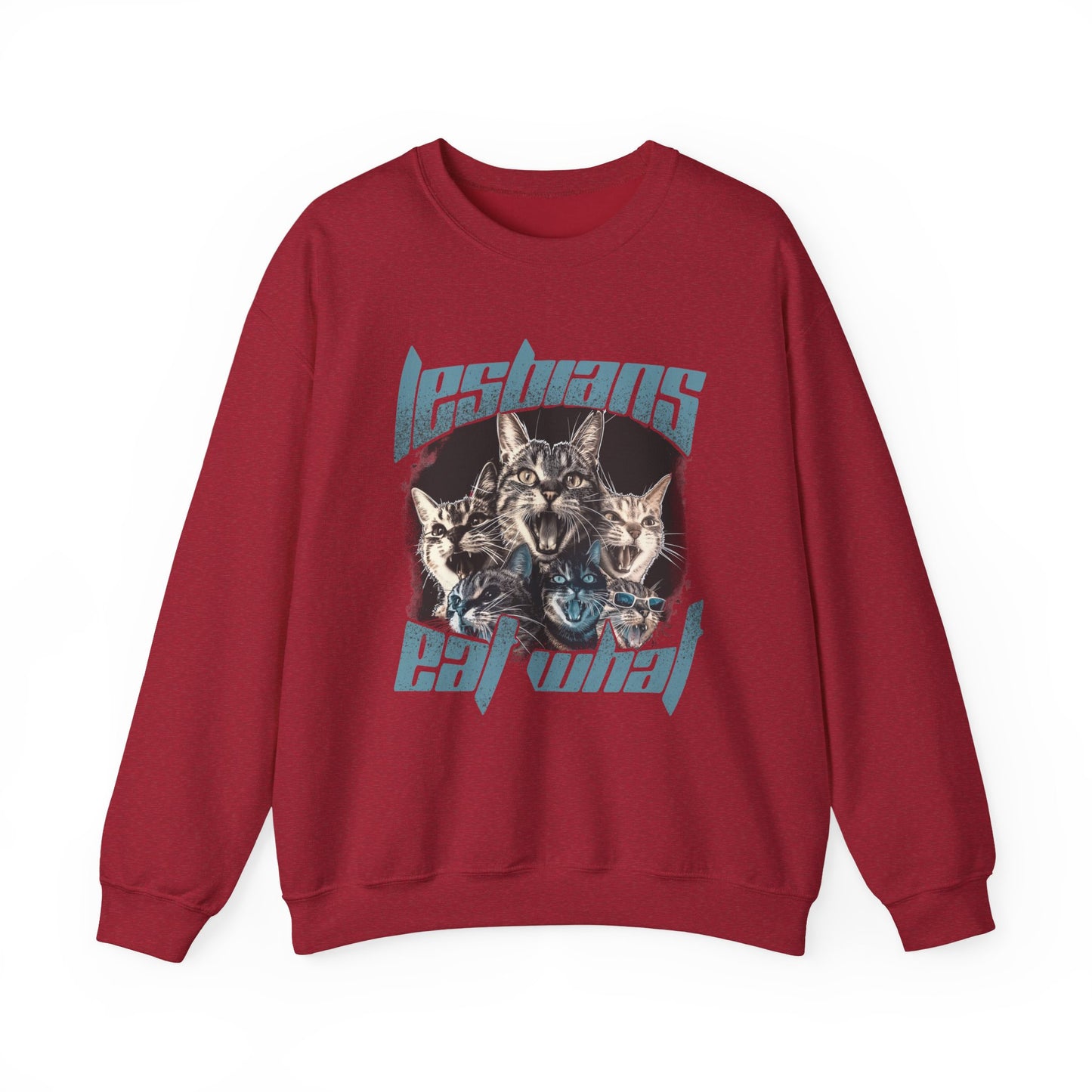 Lesbians Eat What?? Crewneck Sweatshirt