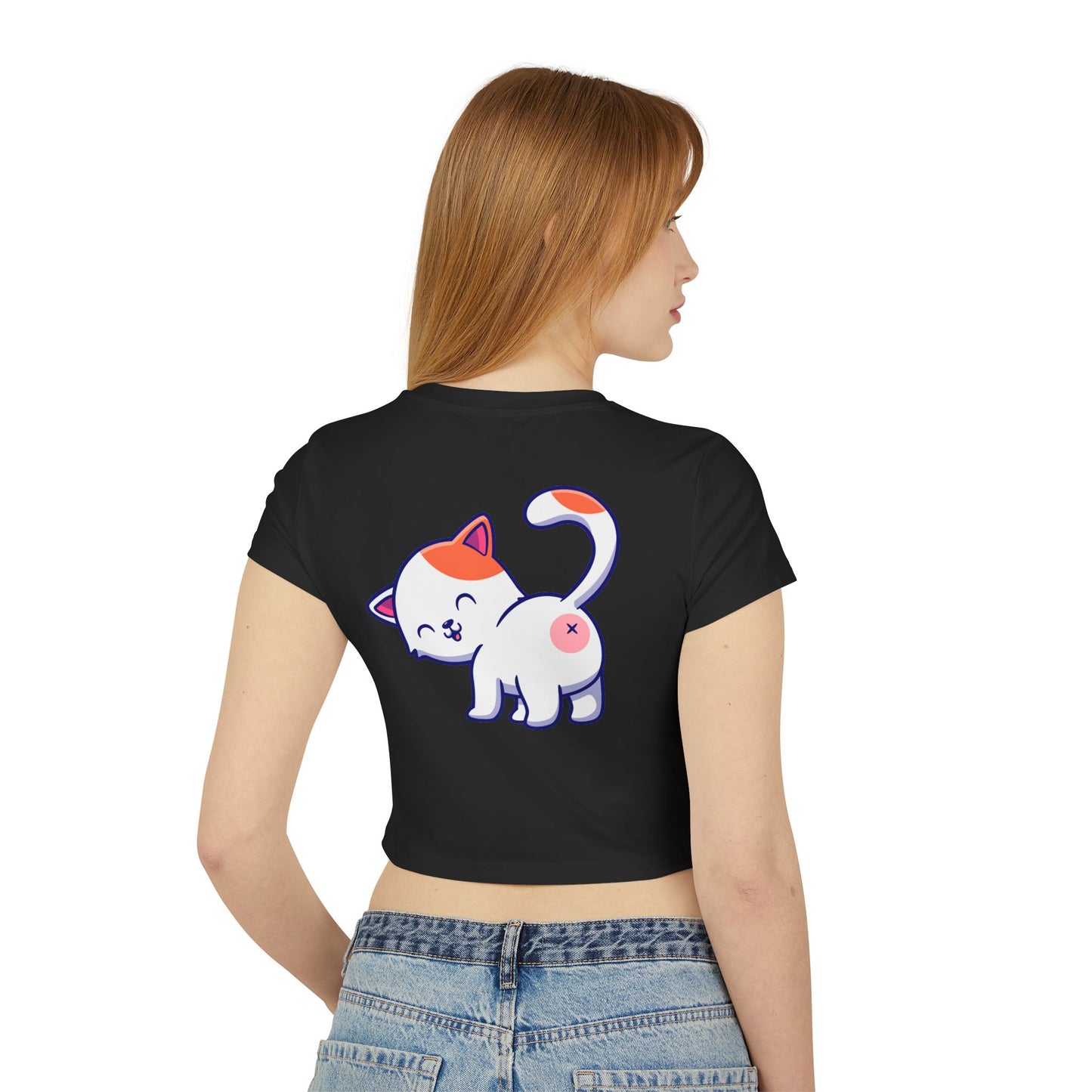 OnlyCats Cat Butt Women's Baby Tee