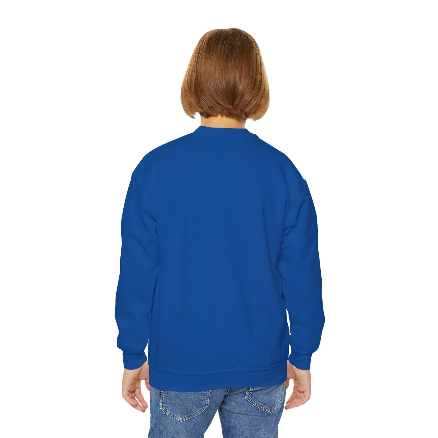 Cat Tail Love Retro Heart Youth Crewneck Sweatshirt