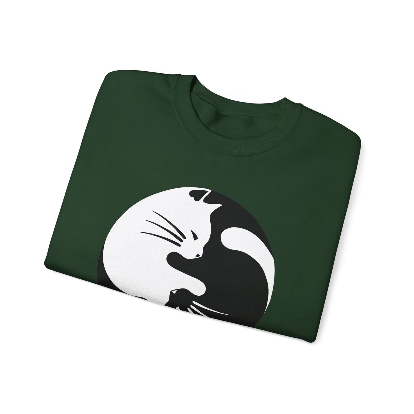 Yin Yang Kitties Crewneck Sweatshirt