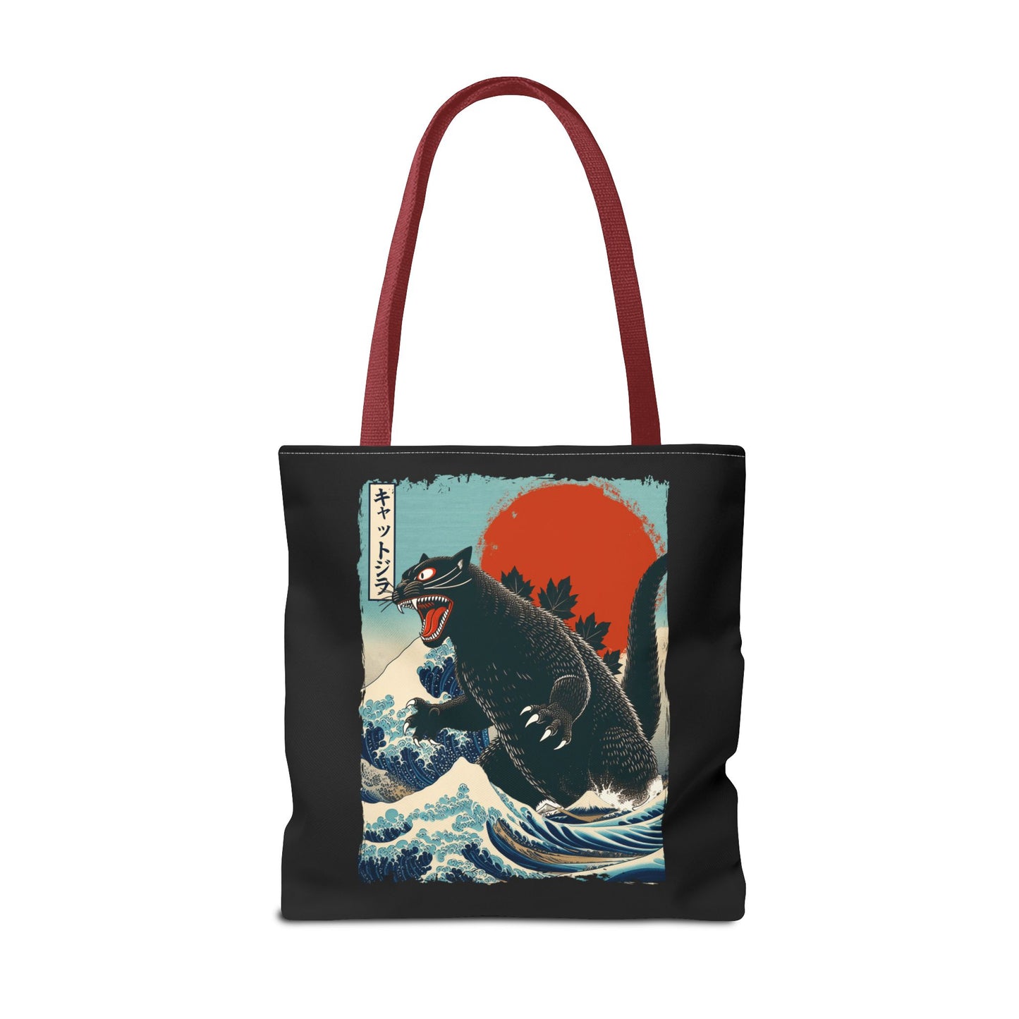 Catzilla Japanese Art Tote Bag