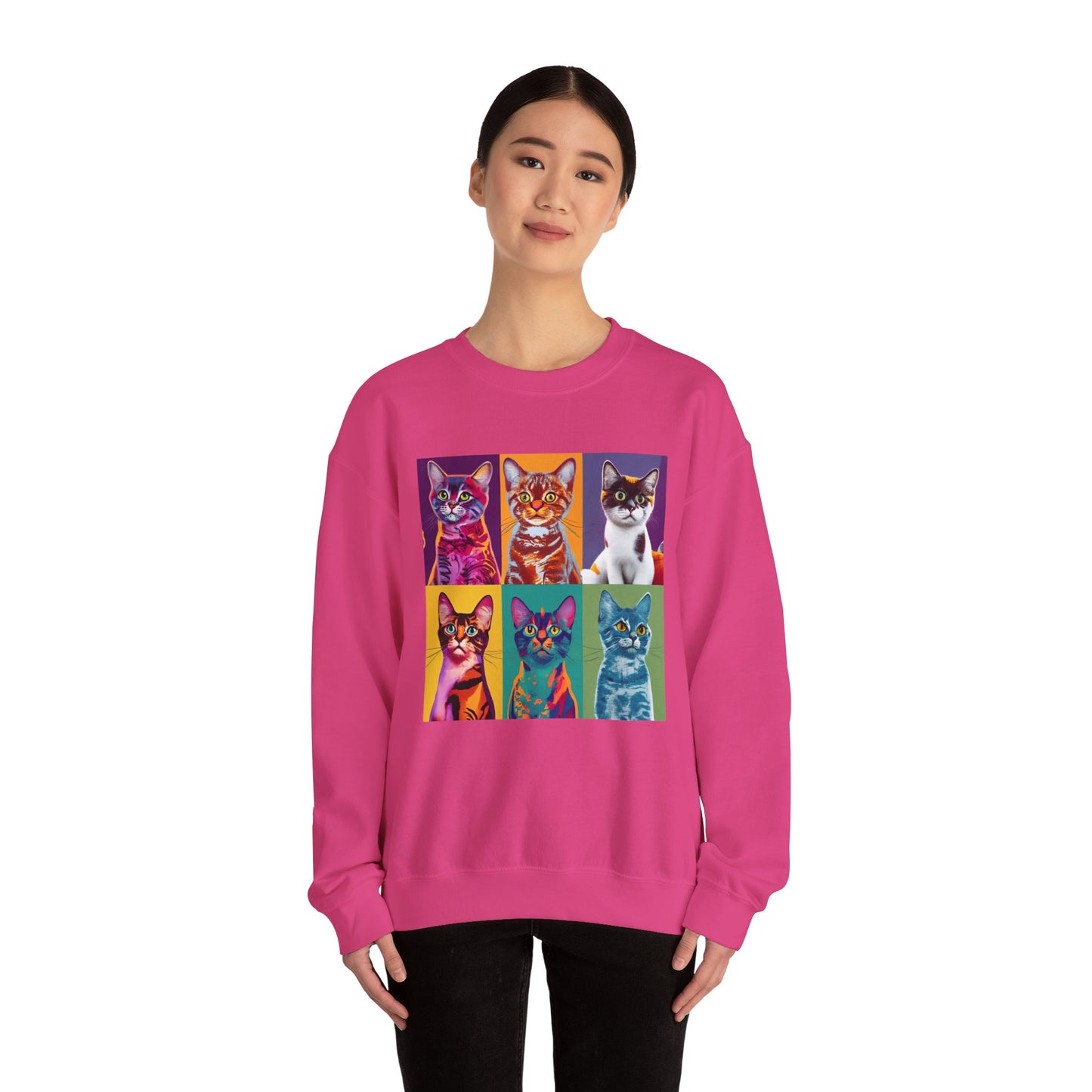 Catty Warhol Crewneck Sweatshirt