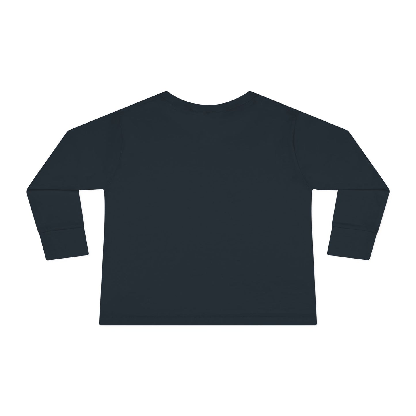 Cat Tail Love Retro Heart Toddler Long Sleeve Tee