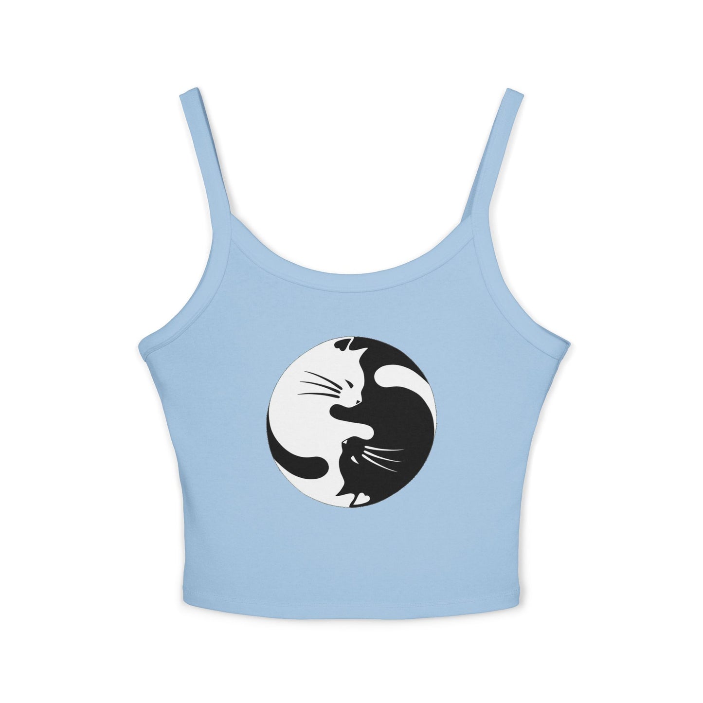 Yin Yang Kitties Women's Spaghetti Strap Tank Top