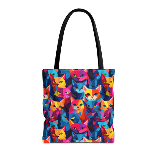 Prismatic Paws Tote Bag