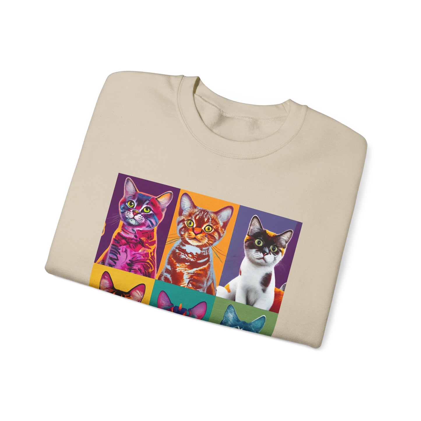Catty Warhol Crewneck Sweatshirt