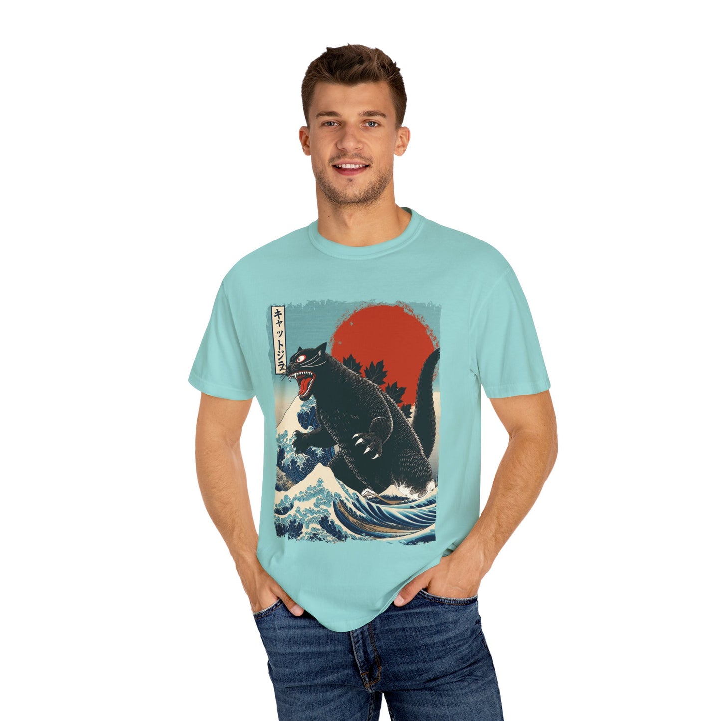 Catzilla Japanese Art T-Shirt