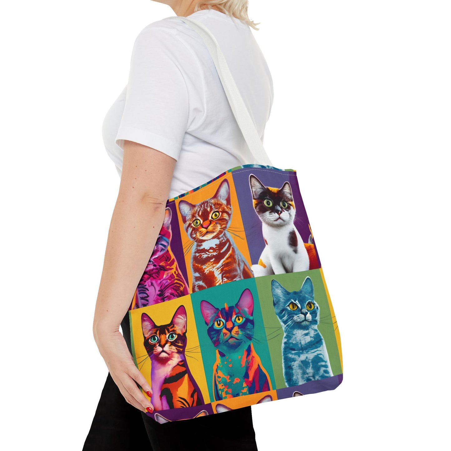 Catty Warhol Tote Bag