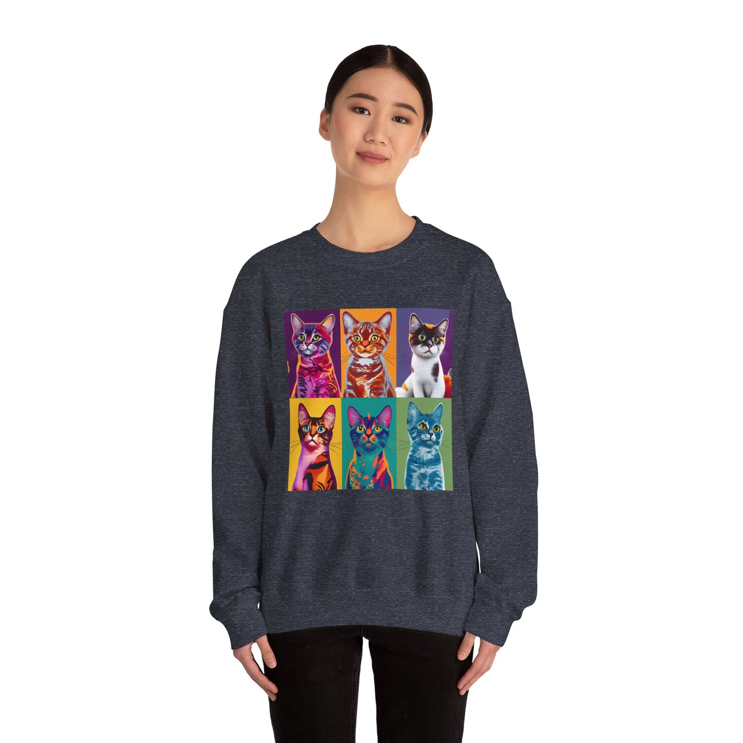 Catty Warhol Crewneck Sweatshirt