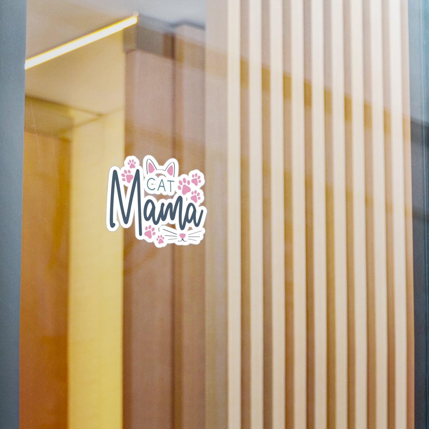 Cat Mama Vinyl Decal Sticker