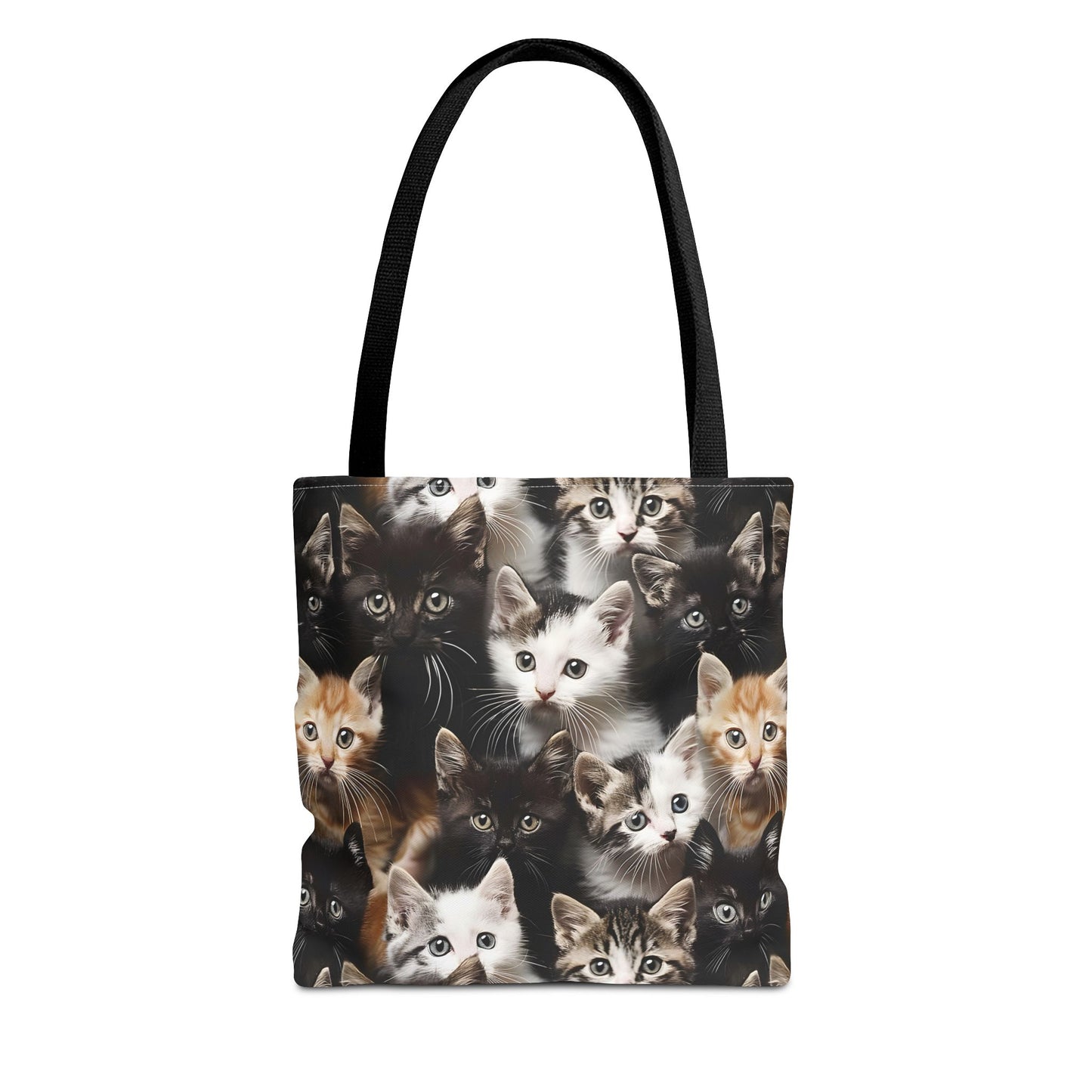 Cozy Kitten Crowd Tote Bag