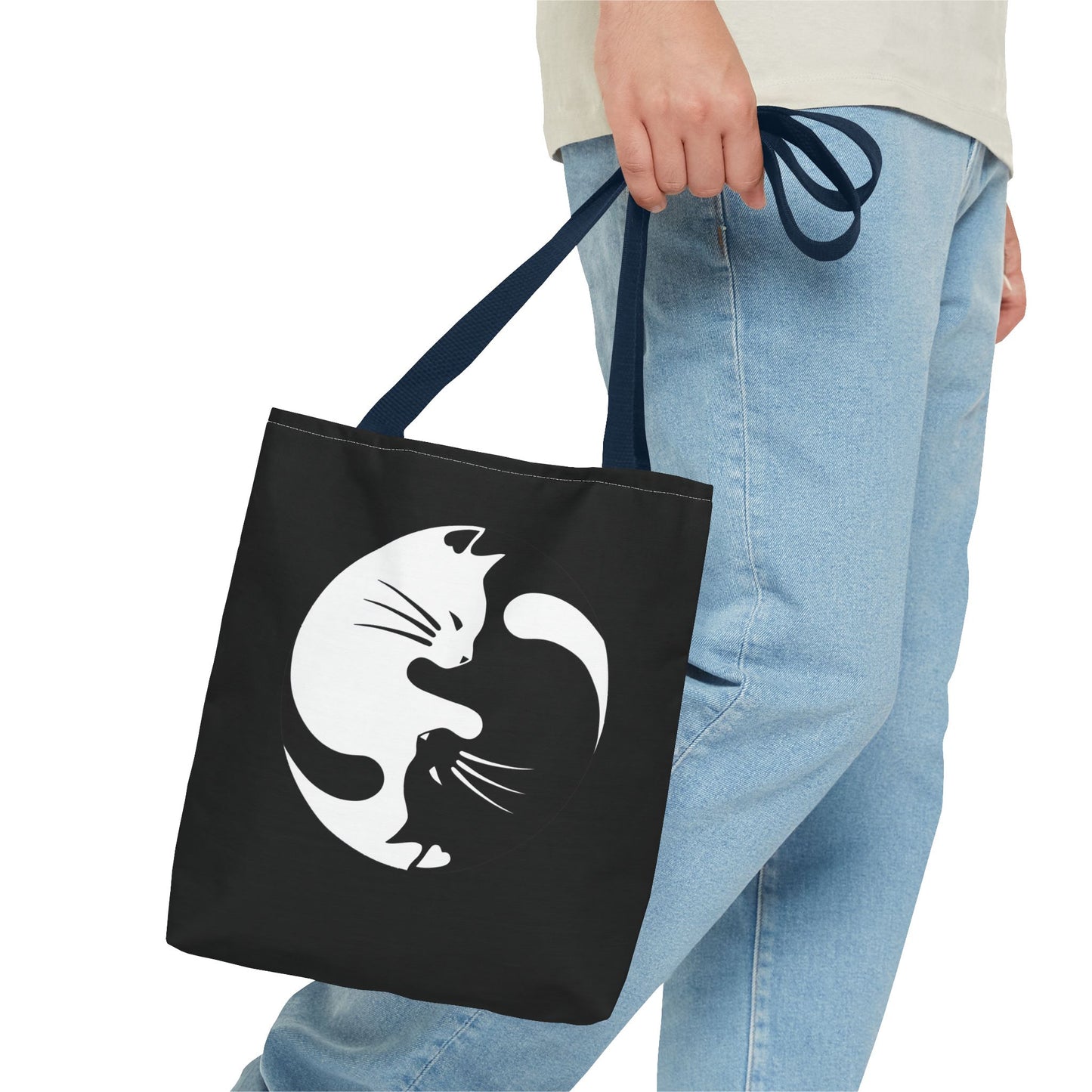 Yin Yang Kitties Tote Bag