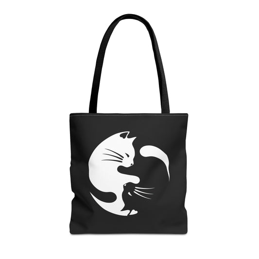 Yin Yang Kitties Tote Bag