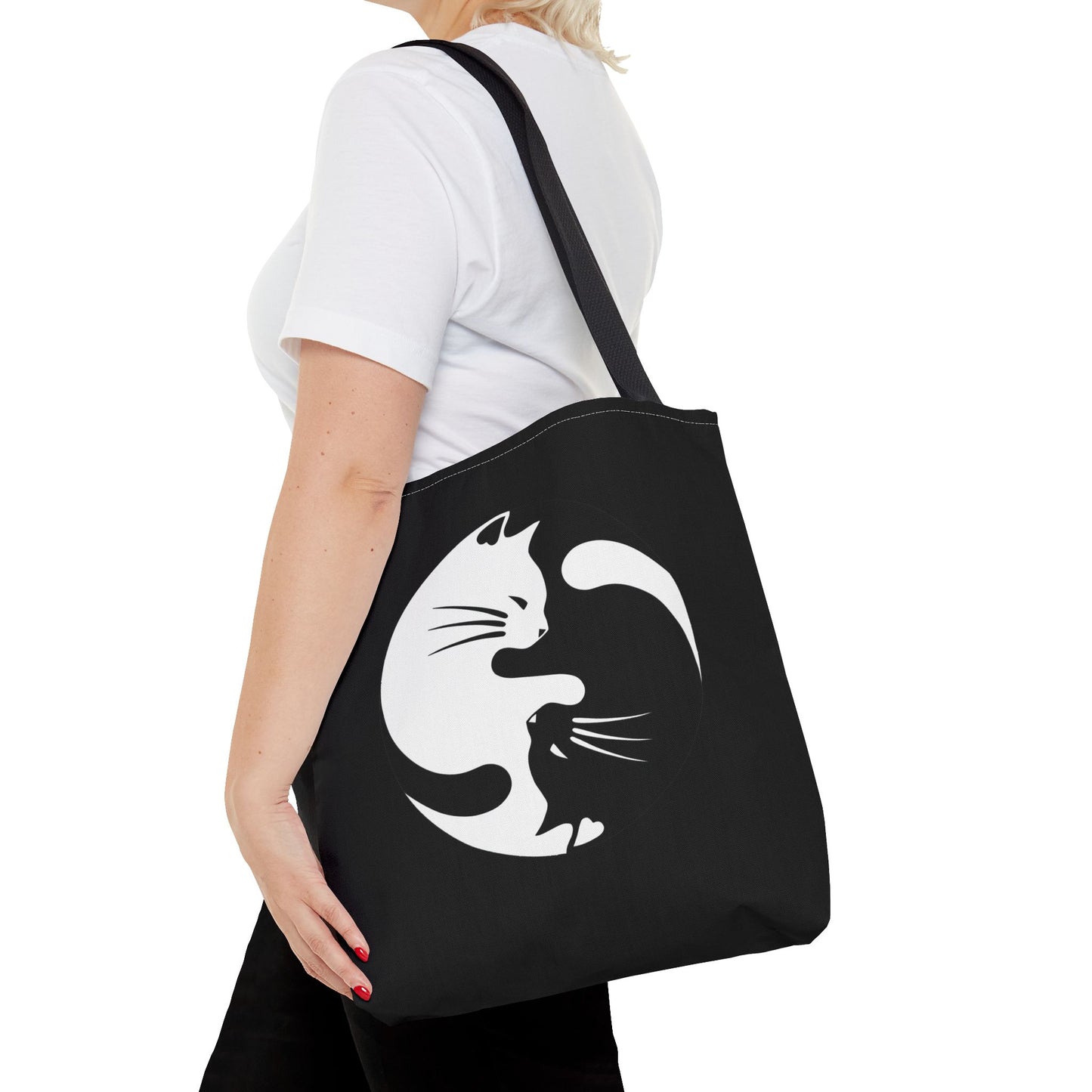 Yin Yang Kitties Tote Bag